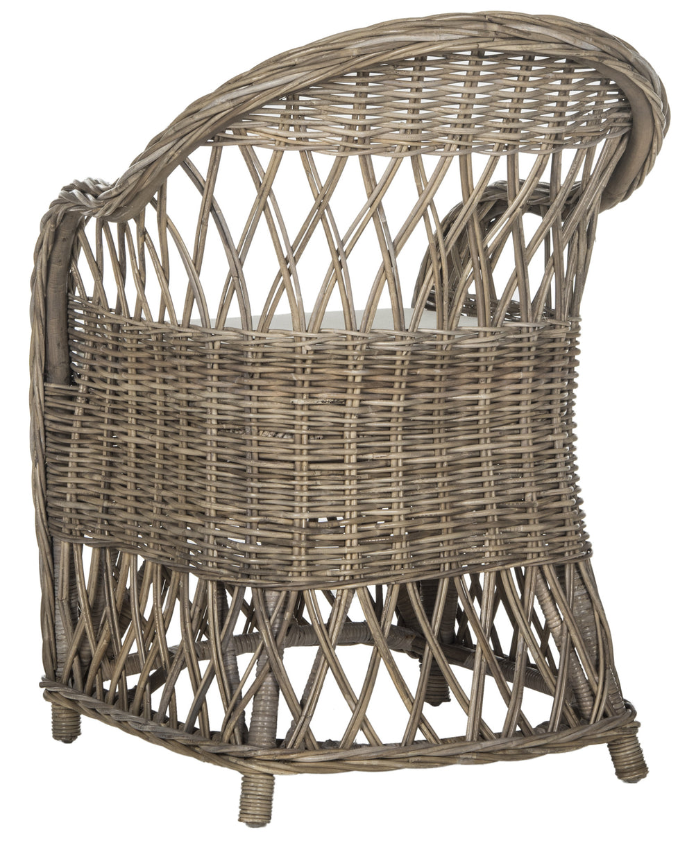 Safavieh Inez Wicker Club Chair | Armchairs | Modishstore - 6