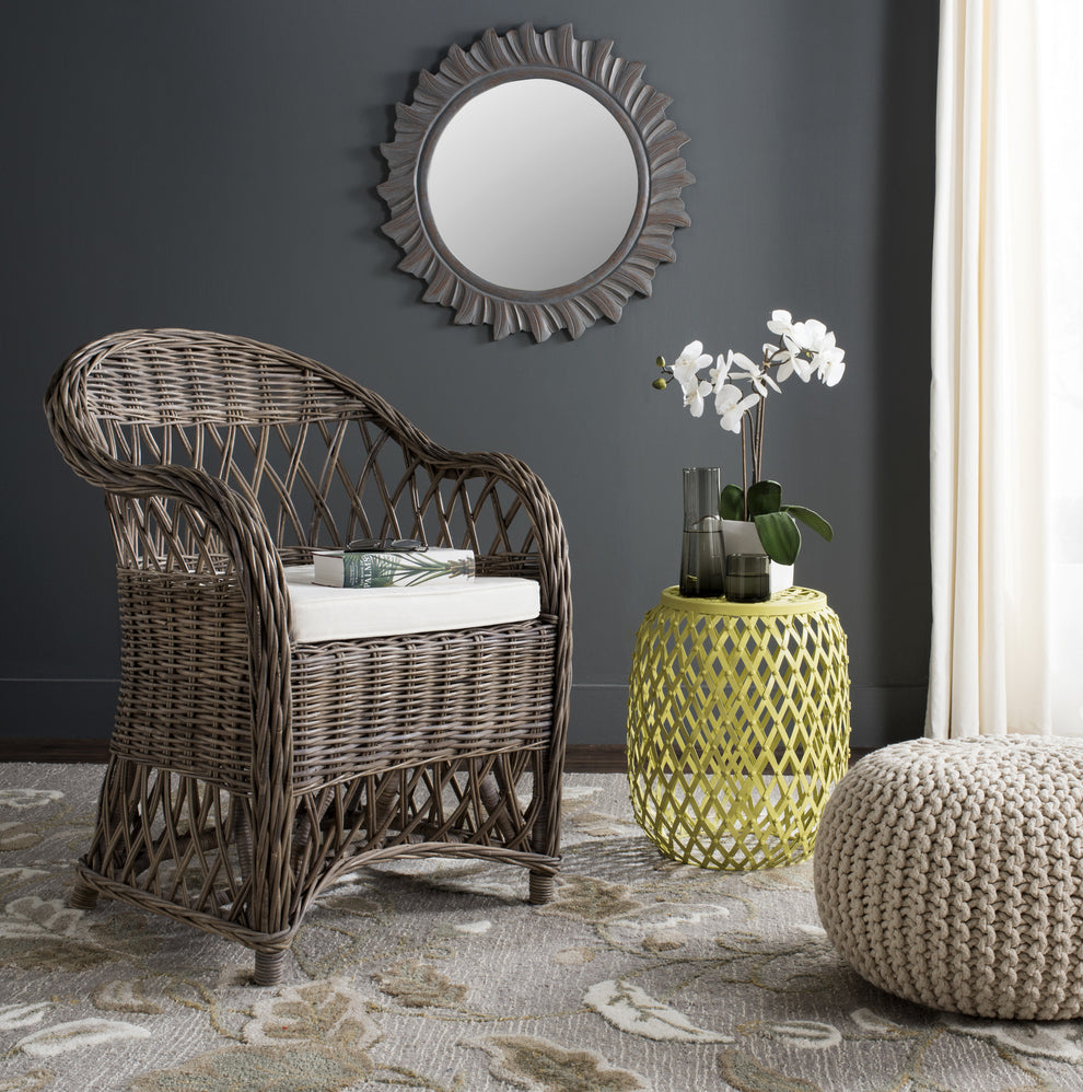 Safavieh Inez Wicker Club Chair | Armchairs | Modishstore - 1