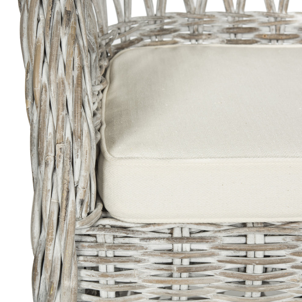 Safavieh Inez Wicker Club Chair | Armchairs | Modishstore - 9