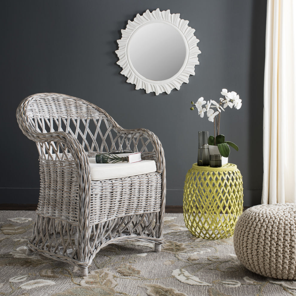 Safavieh Inez Wicker Club Chair | Armchairs | Modishstore - 8