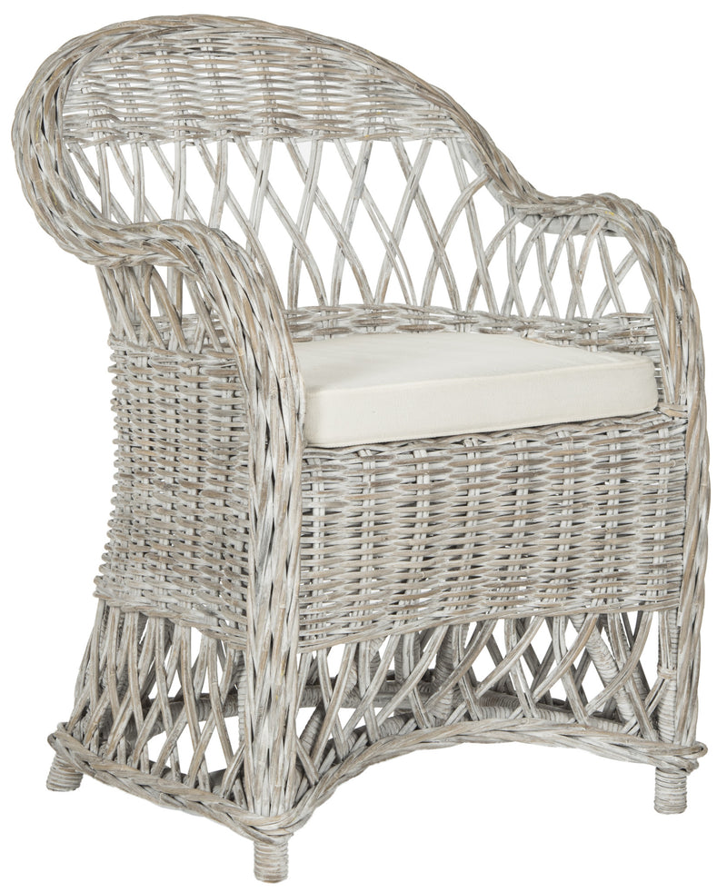 Safavieh Inez Wicker Club Chair | Armchairs | Modishstore - 3