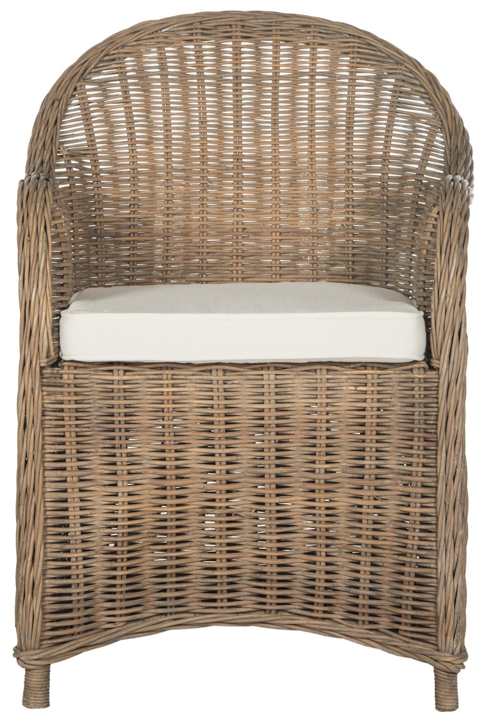Safavieh Hemi Striped Wicker Club Chair | Armchairs | Modishstore - 2