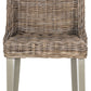 Safavieh Caprice Wicker Dining Chair With Leather Handle | Dining Chairs | Modishstore - 7