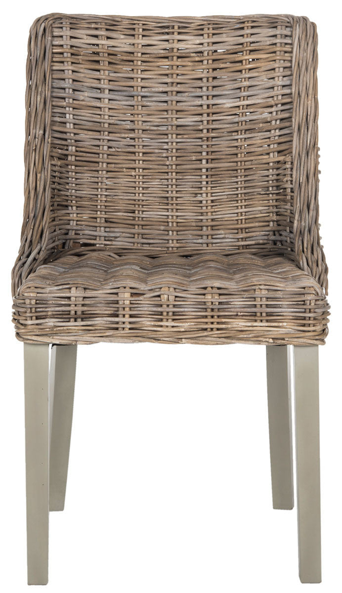 Safavieh Caprice Wicker Dining Chair With Leather Handle | Dining Chairs | Modishstore - 7