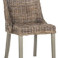 Safavieh Caprice Wicker Dining Chair With Leather Handle | Dining Chairs | Modishstore - 6