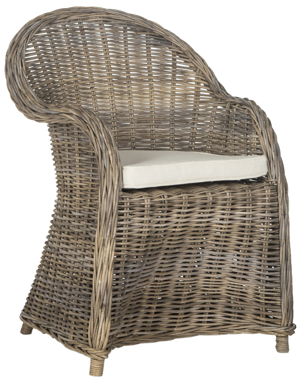 Safavieh Zane Wicker Club Chair | Armchairs | Modishstore - 5