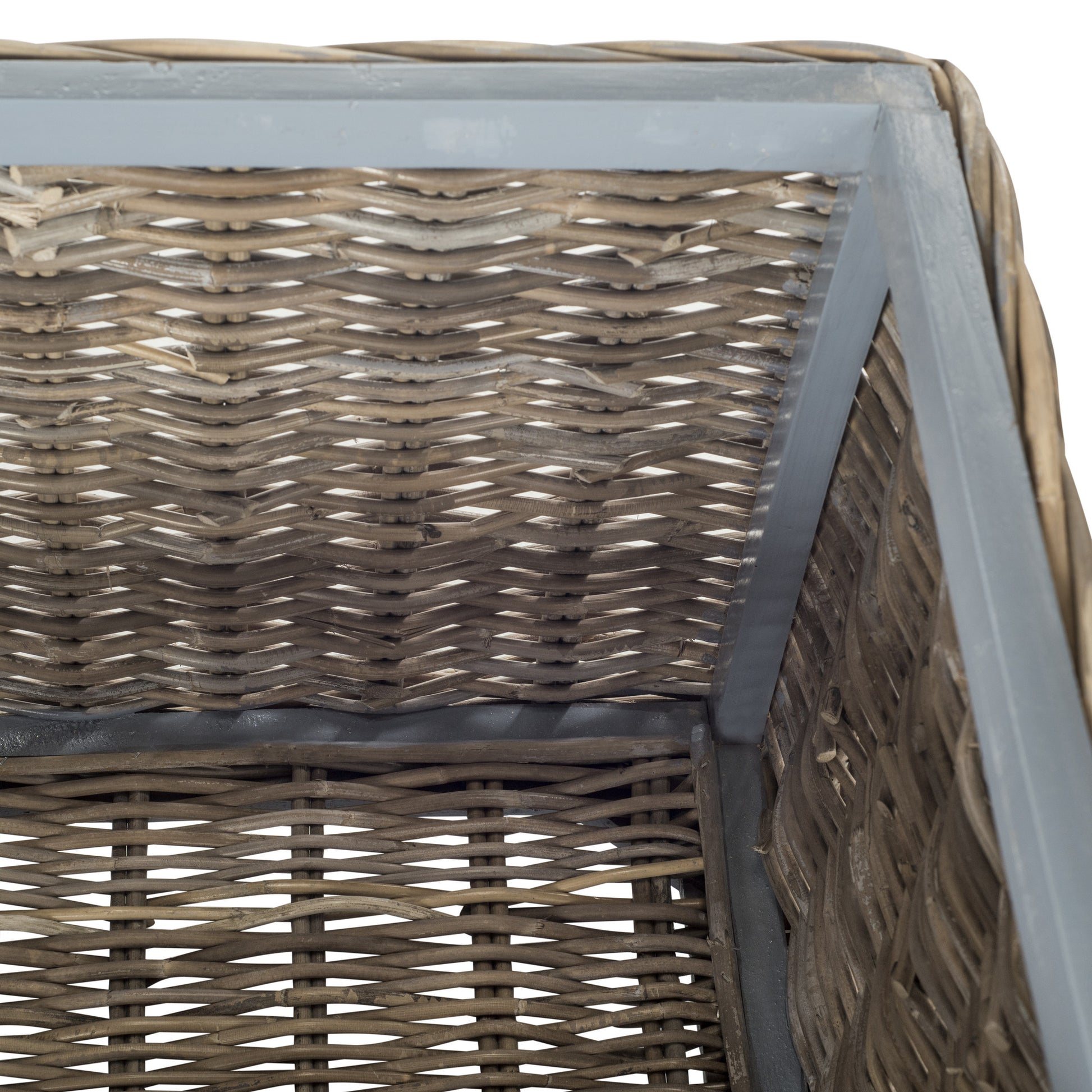Safavieh Vedette 5 Wicker Basket Storage Tower - Vintage Grey