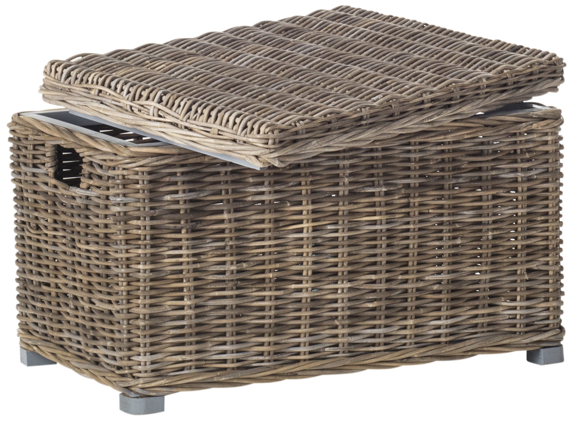 Safavieh Mikasi Wicker Trunk/Basket | Cabinets | Modishstore - 5