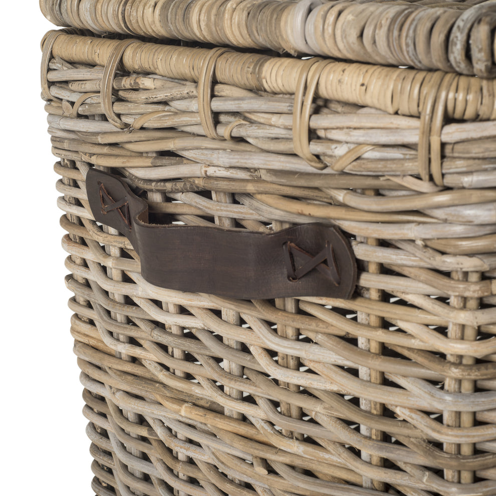 Safavieh Amancio Wicker Trunk | Cabinets | Modishstore - 6