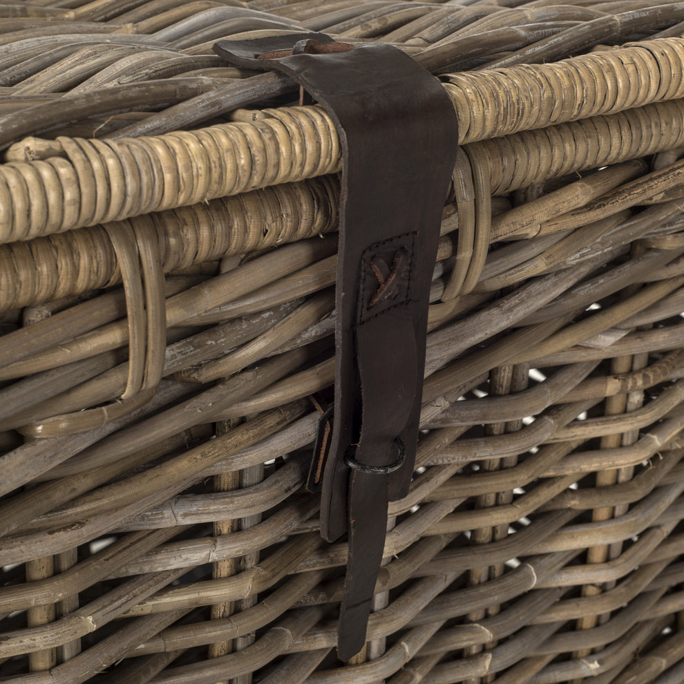 Safavieh Amancio Wicker Trunk | Cabinets | Modishstore - 2