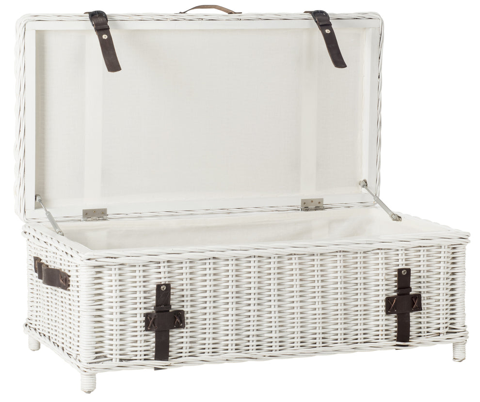 Safavieh Navarro Rattan Coffee Table Trunk | Coffee Tables | Modishstore - 6