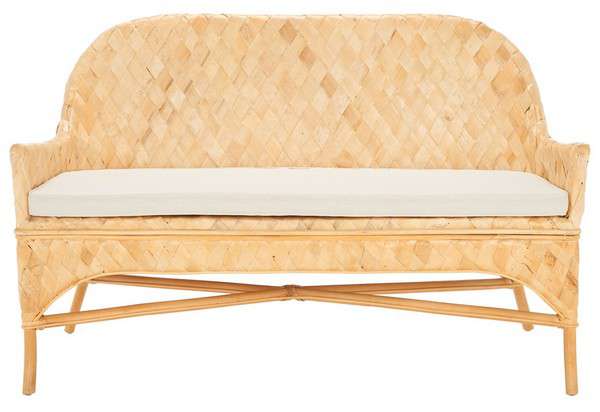 Safavieh Chorus Woven Sofa Bench - Natural | Benches | Modishstore