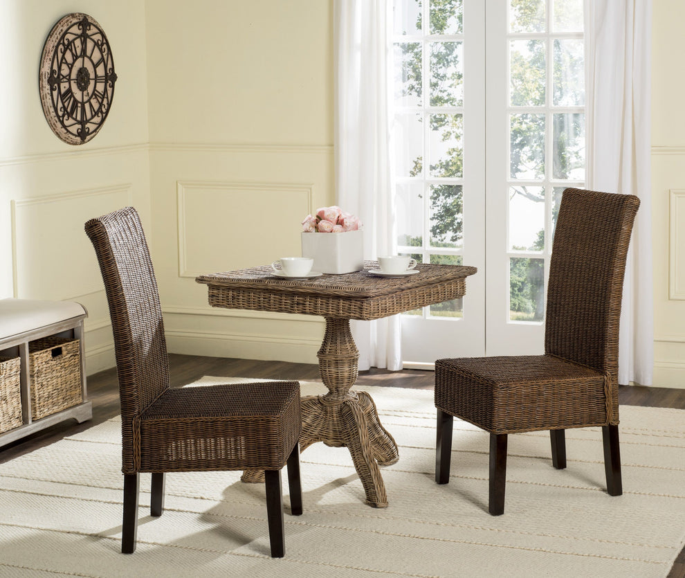 Safavieh Arjun Wicker Dining Chair | Dining Chairs | Modishstore - 1