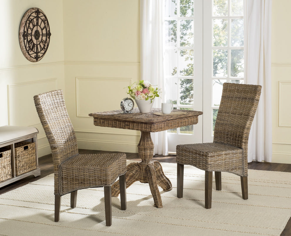 Safavieh Ozias Wicker Dining Chair | Dining Chairs | Modishstore - 1