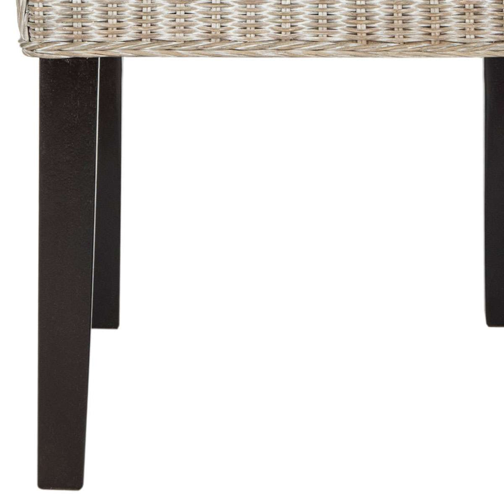 Safavieh Odette 19''H Wicker Dining Chair Set Of 2 - Antique | Dining Chairs | Modishstore - 3