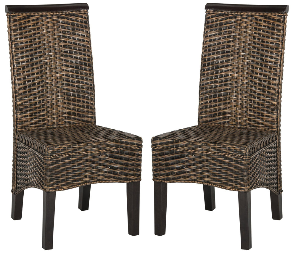 Safavieh Ilya Wicker Dining Chair | Dining Chairs | Modishstore - 6