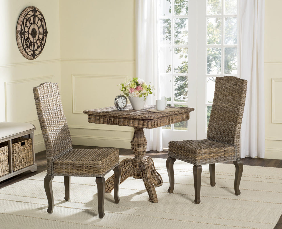Safavieh Milos Wicker Dining Chair | Dining Chairs | Modishstore - 1