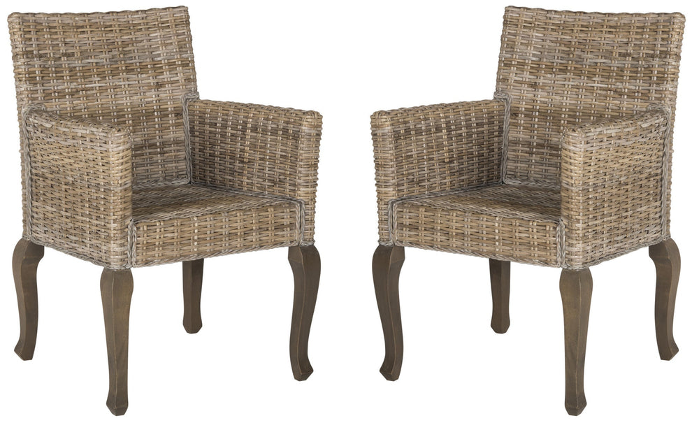 Safavieh Armando Wicker Dining Chair | Dining Chairs | Modishstore - 2