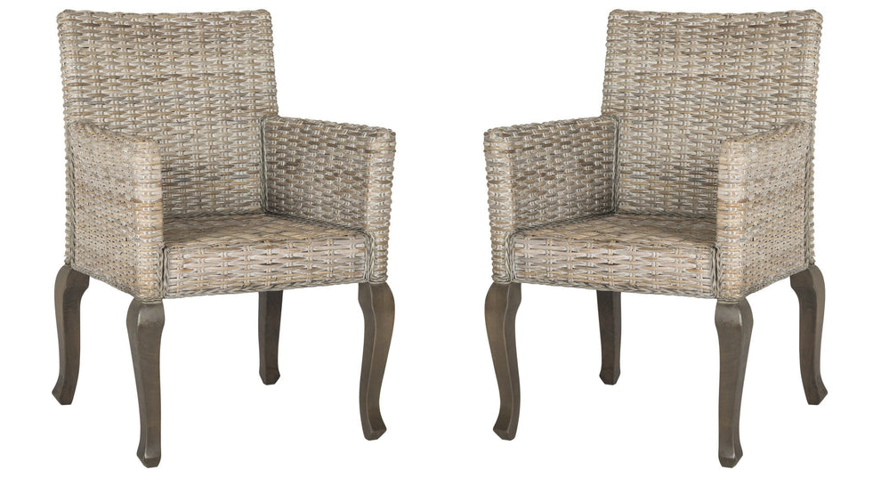 Safavieh Armando Wicker Dining Chair | Dining Chairs | Modishstore - 3