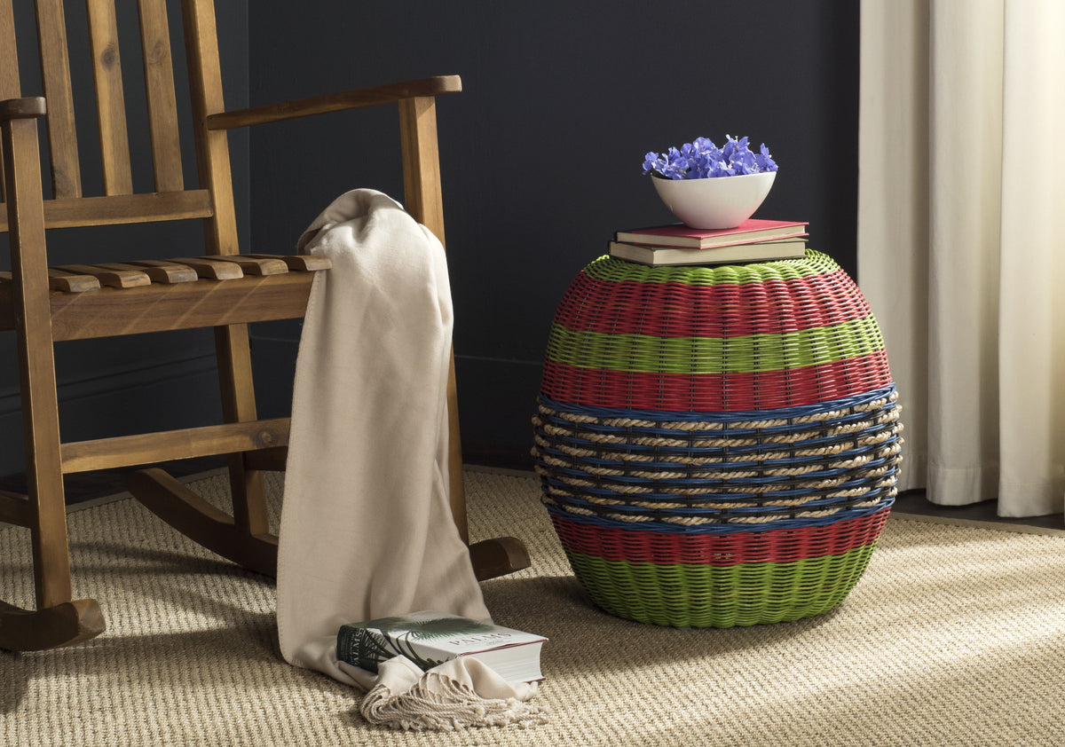 Safavieh Nikos Wicker End Table | End Tables | Modishstore - 1