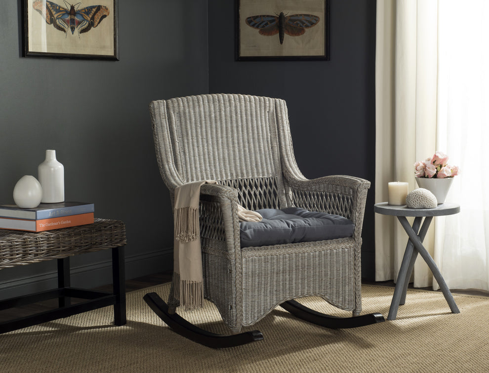 Safavieh Aria Rocking Chair | Lounge Chairs | Modishstore - 1
