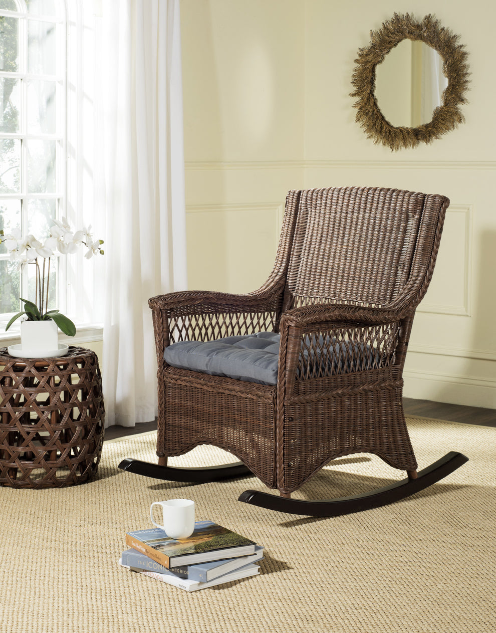 Safavieh Aria Rocking Chair | Lounge Chairs | Modishstore - 8
