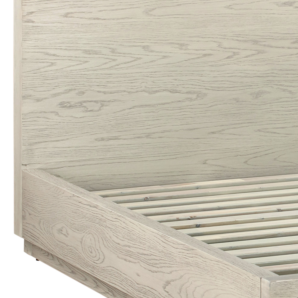 Abbey Queen 3 Piece Bedroom Set in Grey Oak Wood By Armen Living | Bedroom Sets | Modishstore - 7