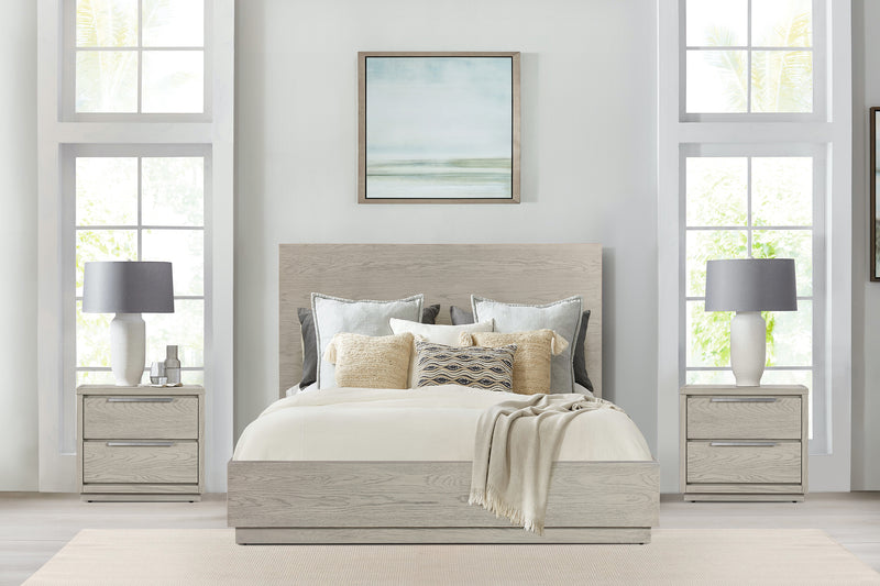 Abbey Queen 3 Piece Bedroom Set in Grey Oak Wood By Armen Living | Bedroom Sets | Modishstore