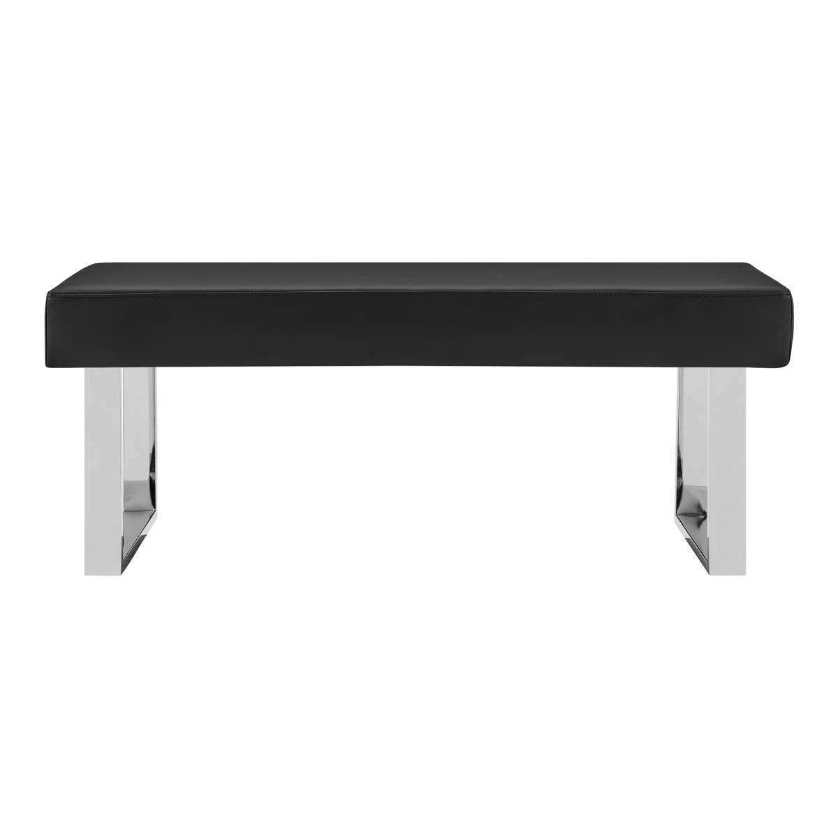 Amanda 3 Piece Black Rectangular Dining Set By Armen Living | Dining Sets | Modishstore - 3