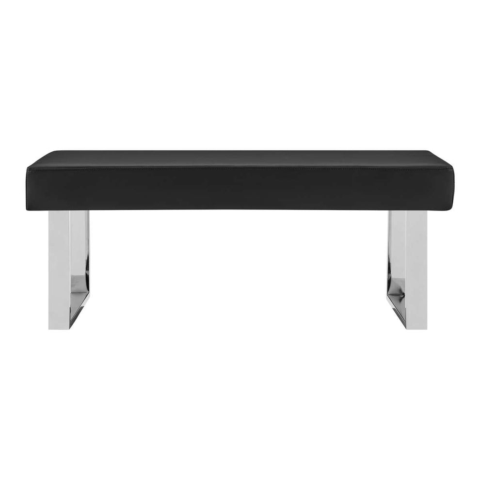 Amanda 3 Piece Black Rectangular Dining Set By Armen Living | Dining Sets | Modishstore - 3