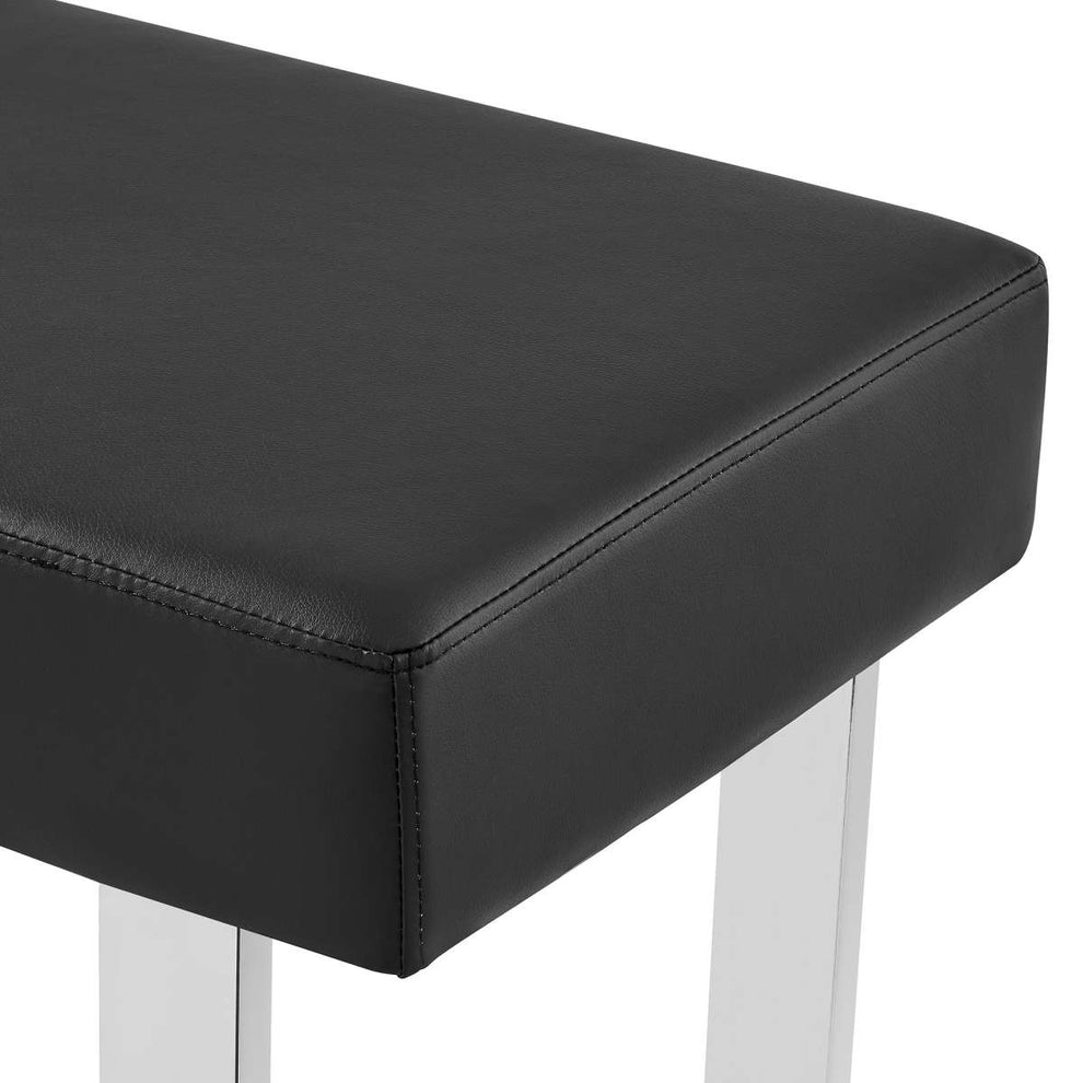 Amanda 3 Piece Black Rectangular Dining Set By Armen Living | Dining Sets | Modishstore - 5