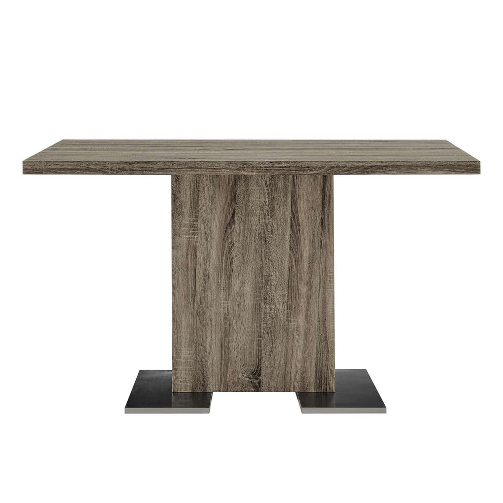 Zenith and Amanda 3 Piece Gray Rectangular Dining Set By Armen Living | Dining Sets | Modishstore - 4
