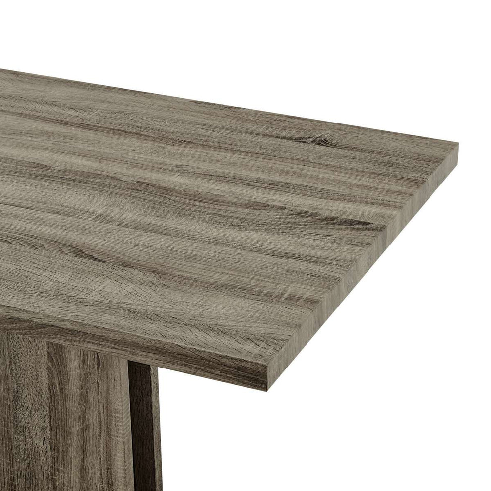Zenith and Amanda 3 Piece Gray Rectangular Dining Set By Armen Living | Dining Sets | Modishstore - 6