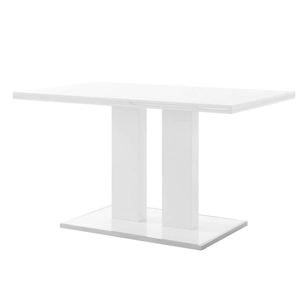 Amanda 3 Piece White Rectangular Dining Set By Armen Living | Dining Sets | Modishstore - 4