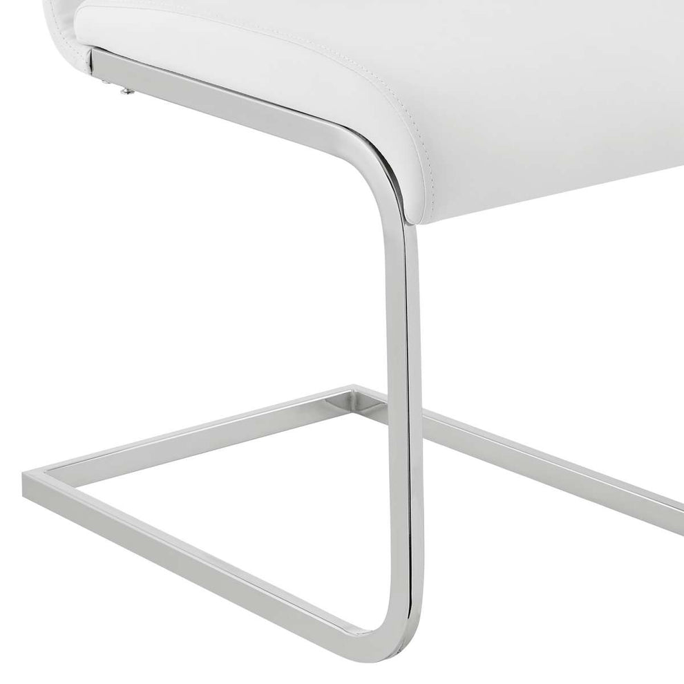Amanda 5 Piece White Rectangular Dining Set By Armen Living | Dining Sets | Modishstore - 5