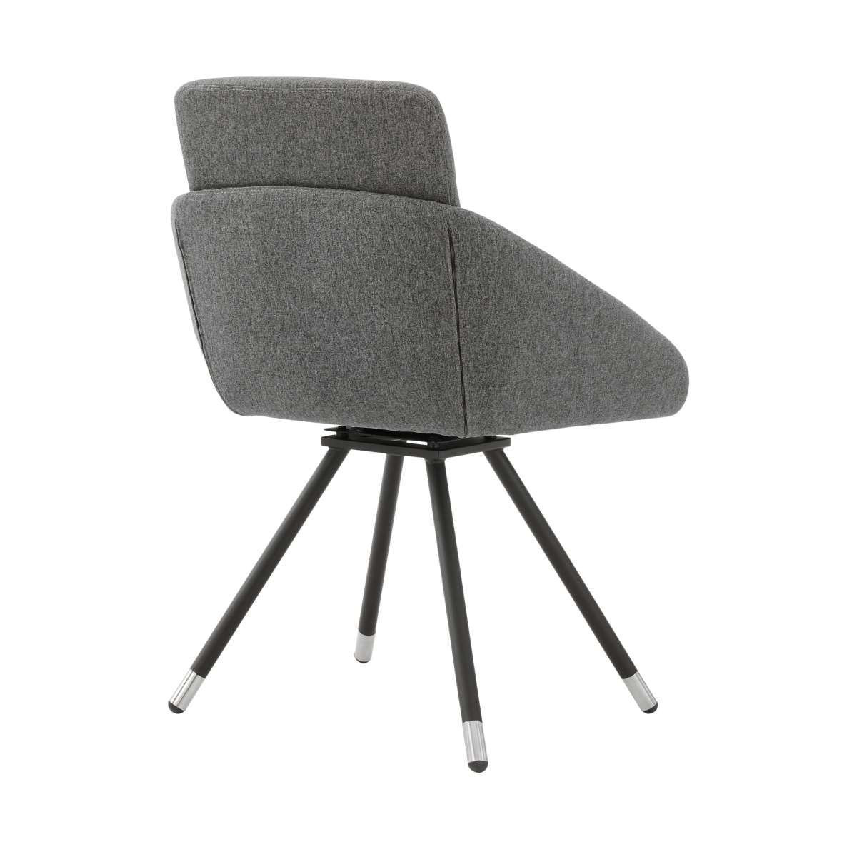 Andes and Granada Gray Fabric 5 Piece Rectangular Dining Set By Armen Living | Dining Sets |  Modishstore  - 4