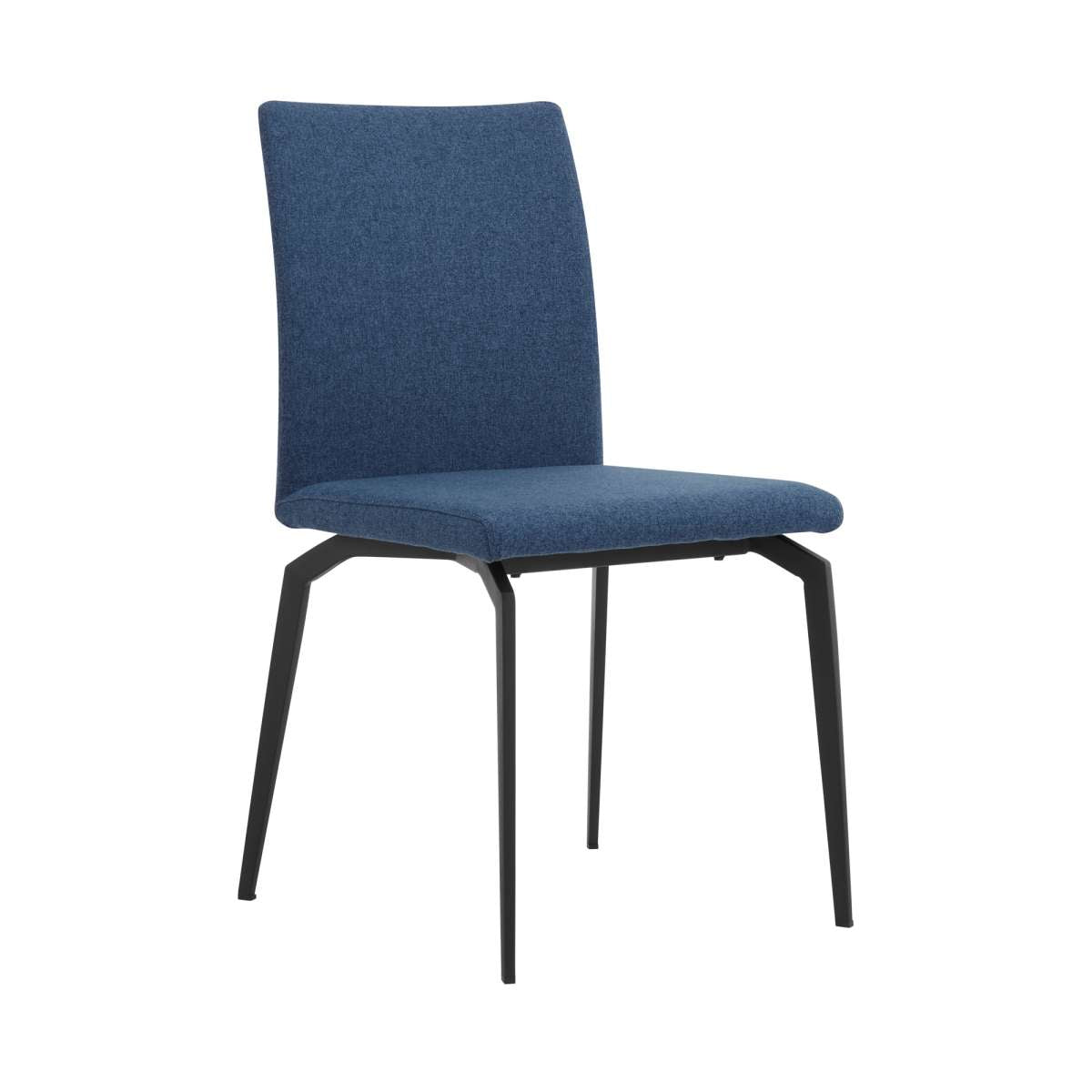 Andes and Lyon Blue Fabric 5 Piece Rectangular Dining Set By Armen Living | Dining Sets |  Modishstore  - 3