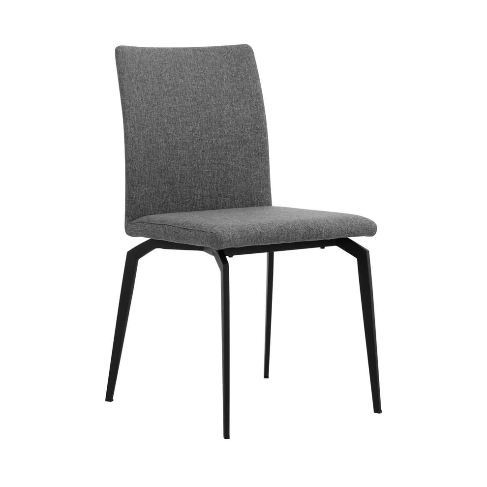 Andes and Lyon Gray Fabric 5 Piece Rectangular Dining Set By Armen Living | Dining Sets |  Modishstore  - 3