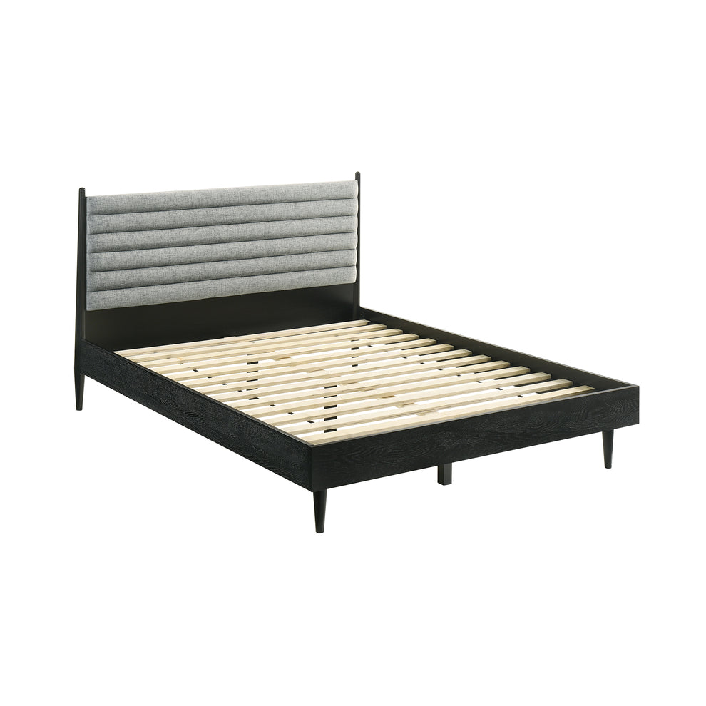 Artemio Queen 3 Piece Wood Bedroom Set in Black Finish By Armen Living | Bedroom Sets | Modishstore - 3
