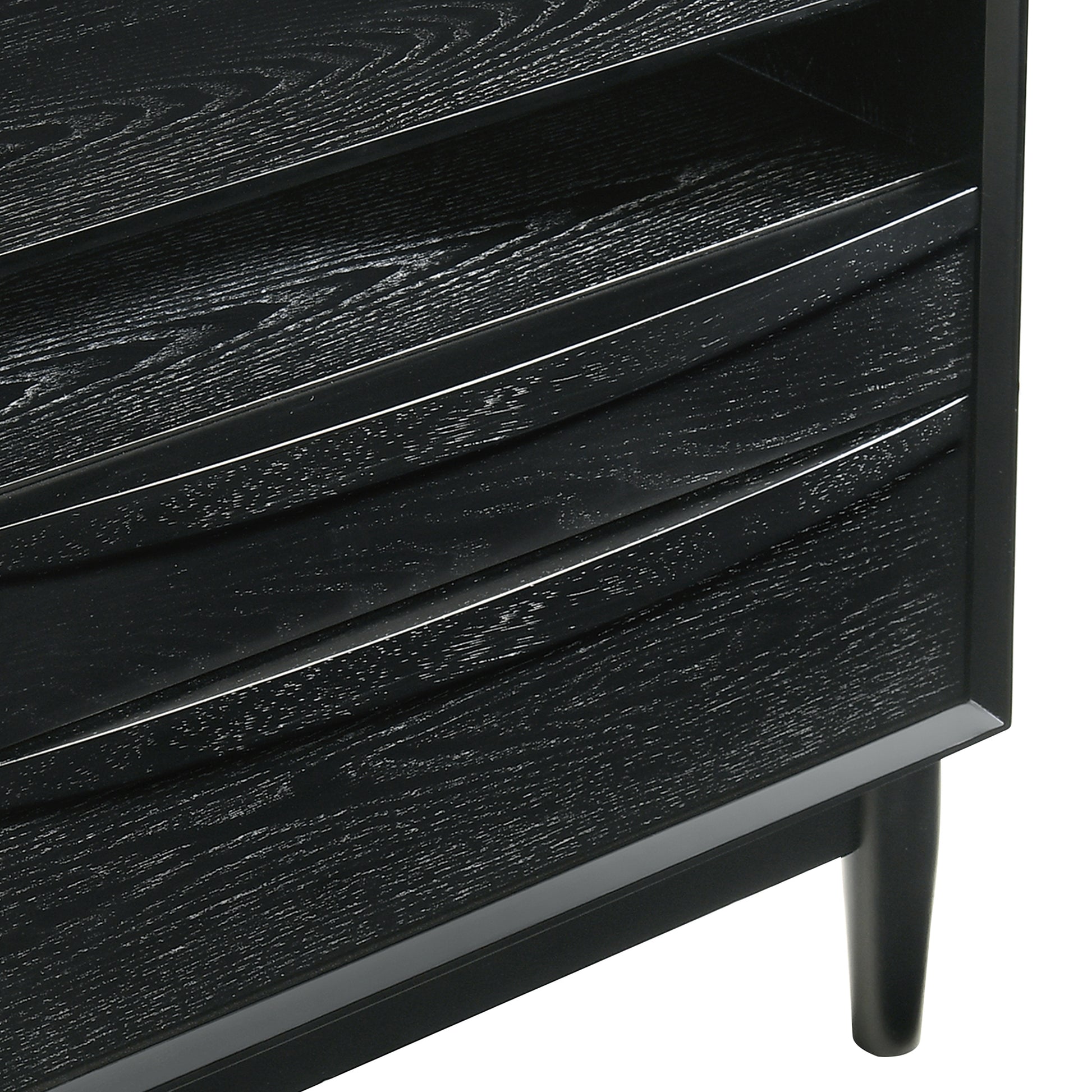 Artemio Queen 3 Piece Wood Bedroom Set in Black Finish By Armen Living | Bedroom Sets | Modishstore - 8