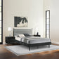 Artemio Queen 3 Piece Wood Bedroom Set in Black Finish By Armen Living | Bedroom Sets | Modishstore
