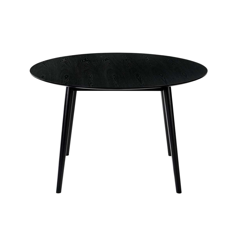 Arcadia and Azalea 48" Round Grey and Black Wood 5 Piece Dining Set By Armen Living | Dining Sets | Modishstore - 4