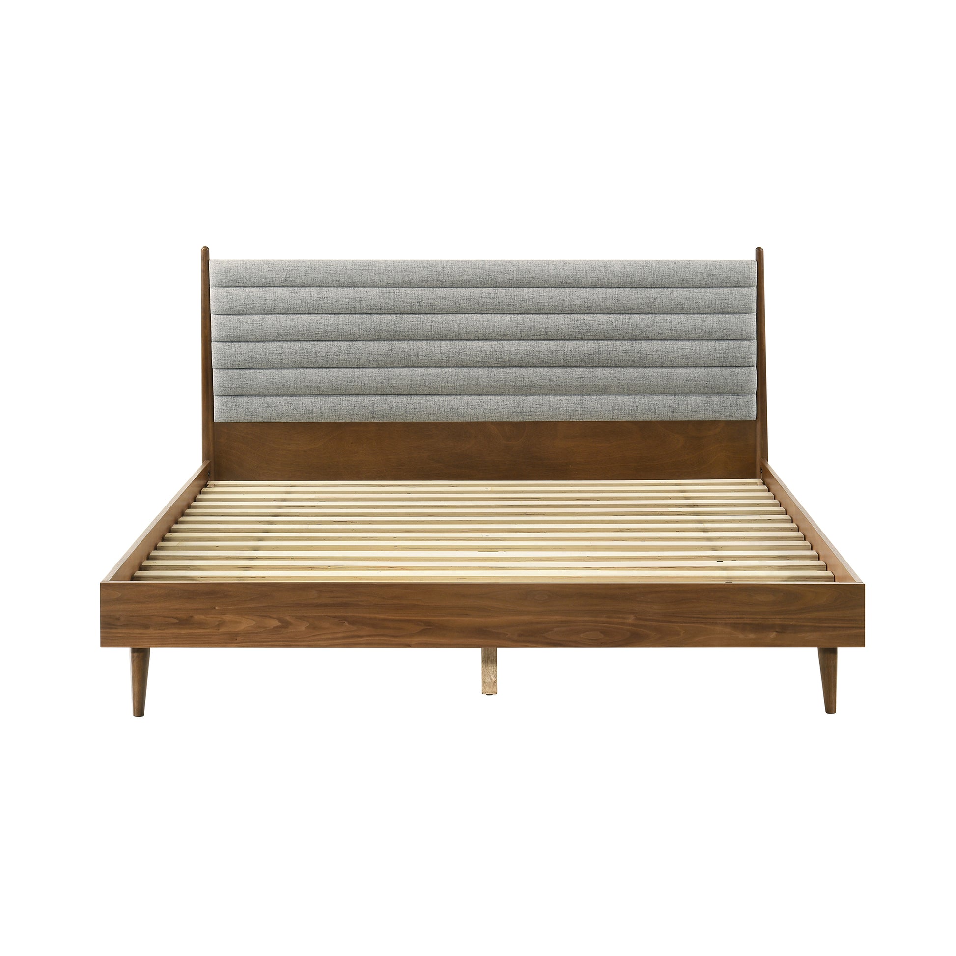 Artemio King 3 Piece Wood Bedroom Set in Walnut Finish By Armen Living | Bedroom Sets | Modishstore - 4
