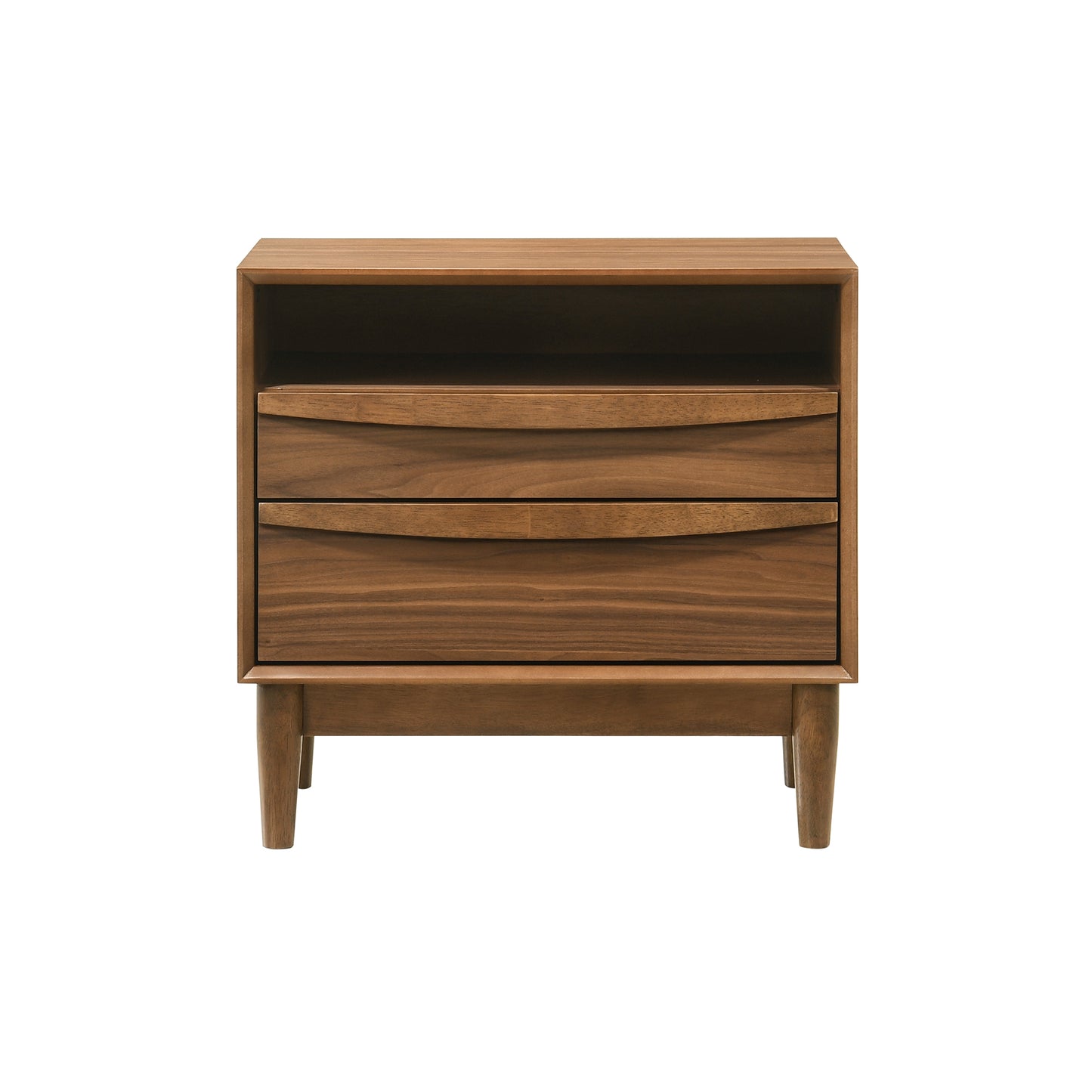 Artemio King 3 Piece Wood Bedroom Set in Walnut Finish By Armen Living | Bedroom Sets | Modishstore - 5