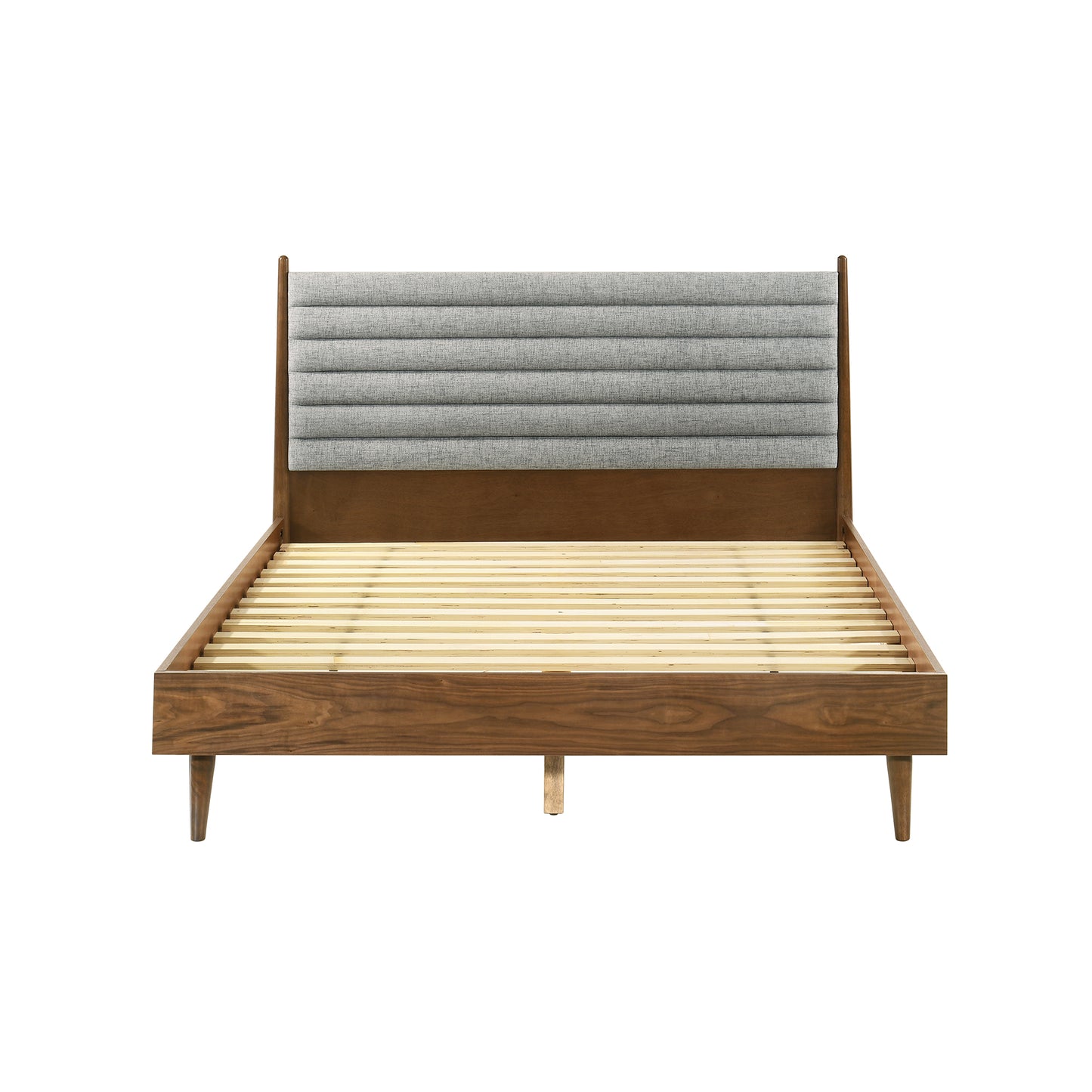 Artemio Queen 3 Piece Wood Bedroom Set in Walnut Finish By Armen Living | Bedroom Sets | Modishstore - 4