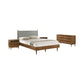Artemio Queen 4 Piece Wood Bedroom Set in Walnut Finish By Armen Living | Bedroom Sets | Modishstore - 2
