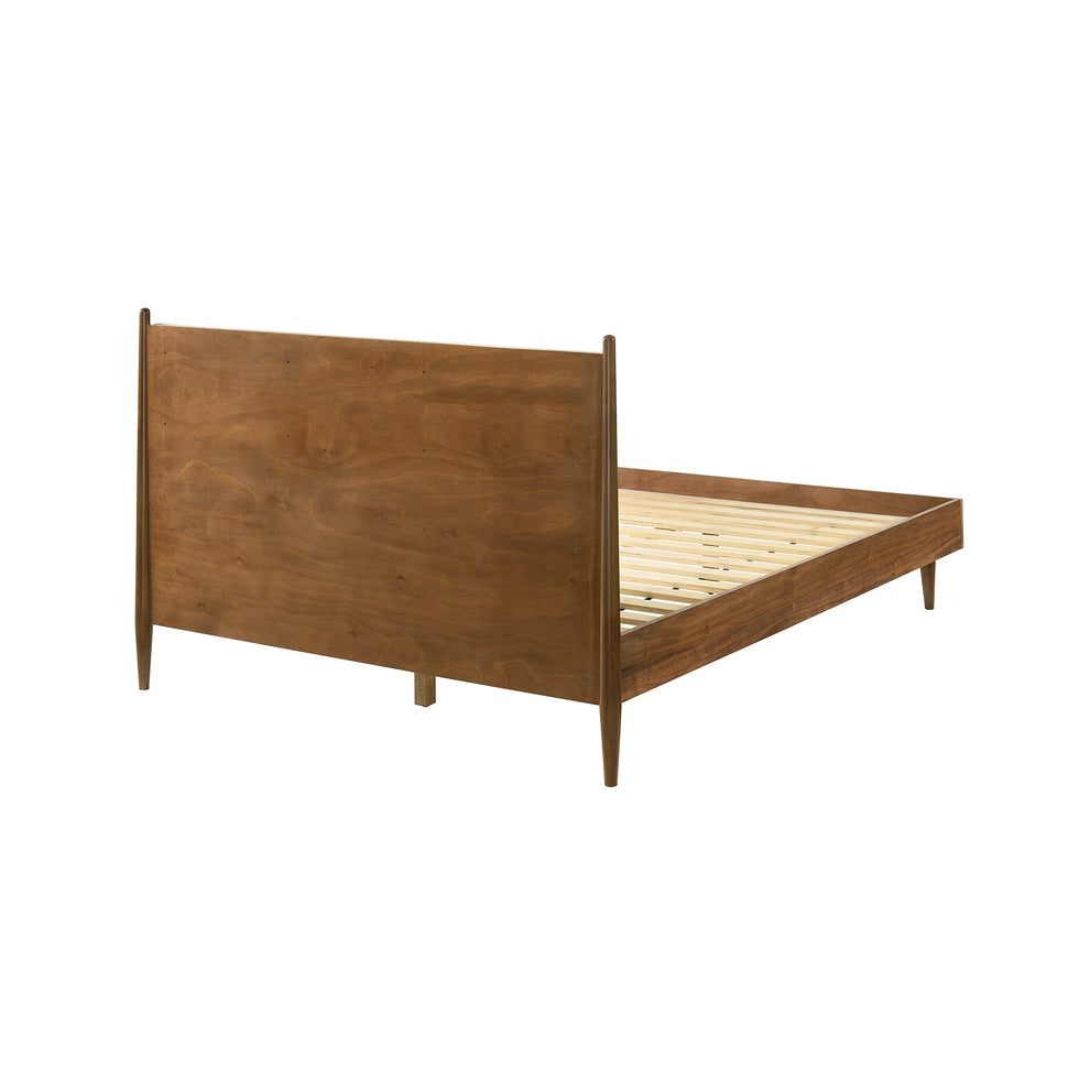Artemio Queen 4 Piece Wood Bedroom Set in Walnut Finish By Armen Living | Bedroom Sets | Modishstore - 4
