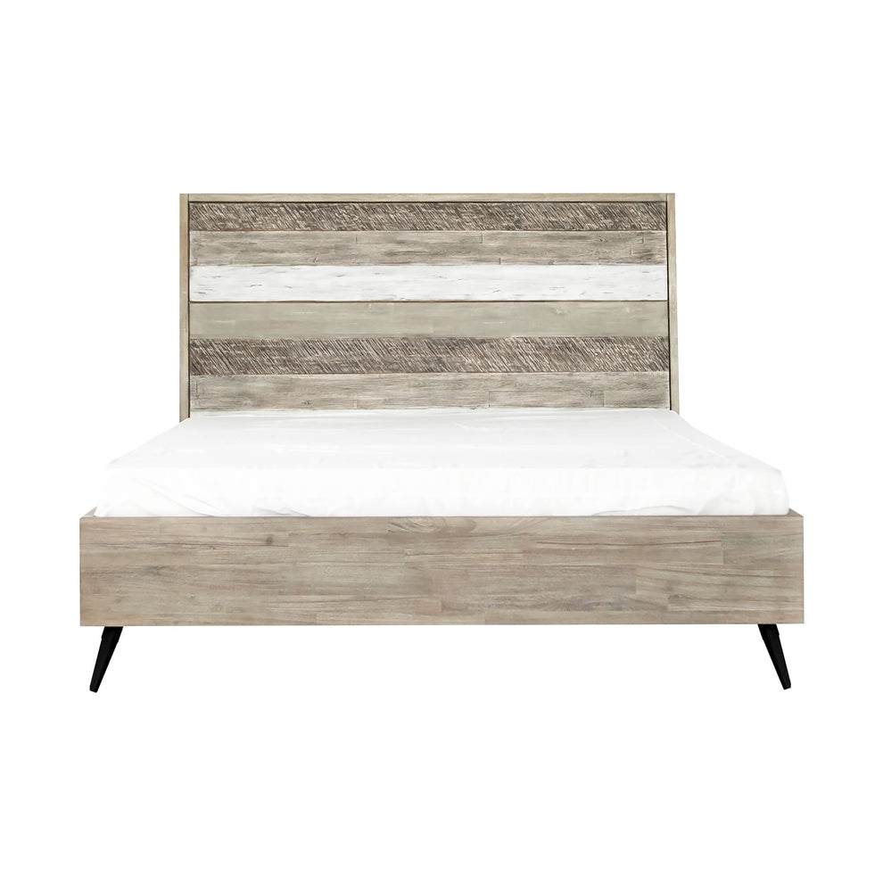 Bridges 3 Piece King Bedroom Set in Two-Tone Acacia Wood By Armen Living | Bedroom Sets | Modishstore - 3