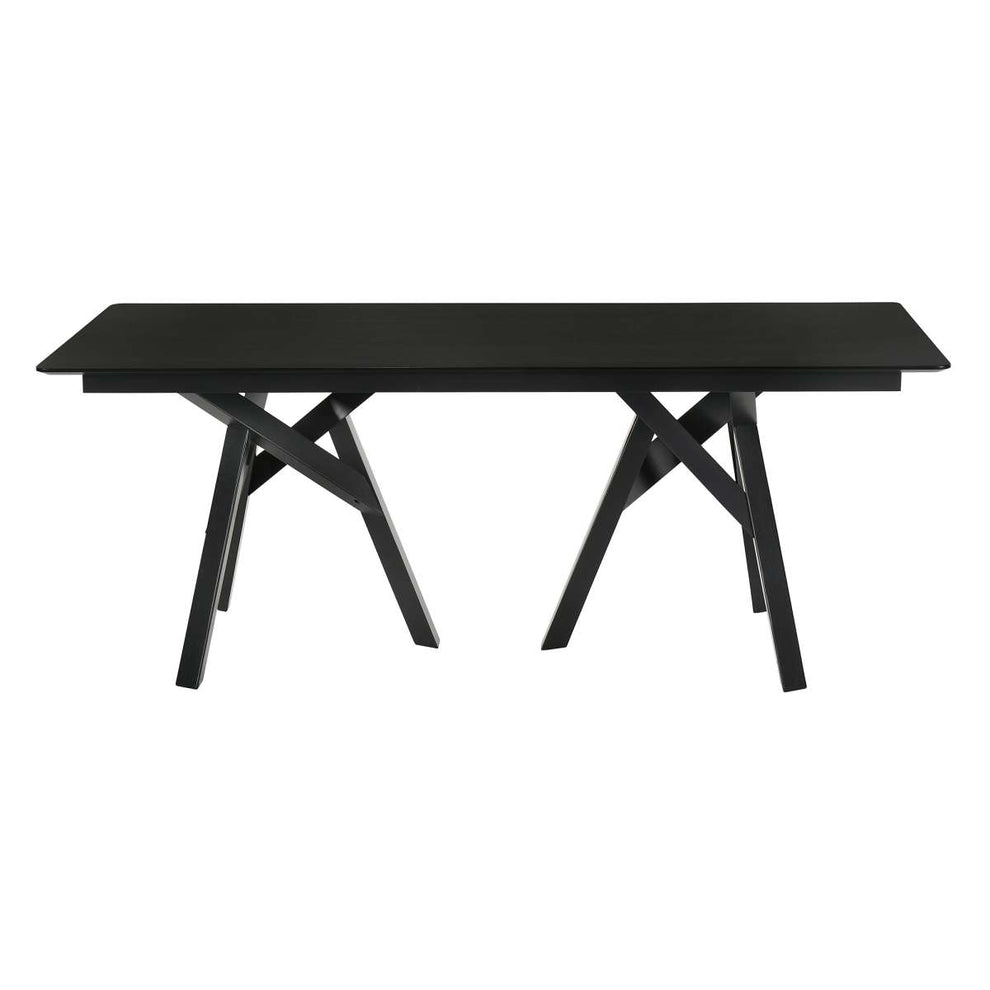 Cortina and Lima 5 Piece Black Rectangular Dining Set By Armen Living | Dining Sets | Modishstore - 6