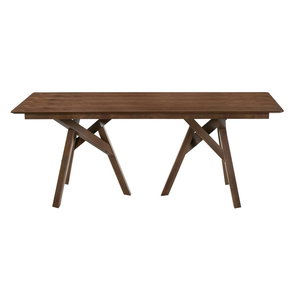 Cortina and Polly 5 Piece Walnut Rectangular Dining Set By Armen Living | Dining Sets | Modishstore - 5